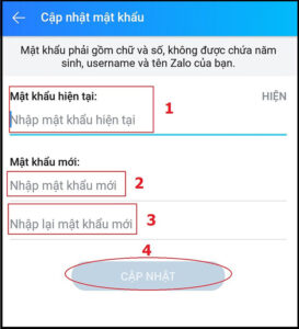 Cách thay đổi mật khẩu Zalo trên điện thoại Android, iPhone, Windows Phone